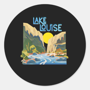 Sticker Rond Lake Louise Parc national Banff Alberta Canada