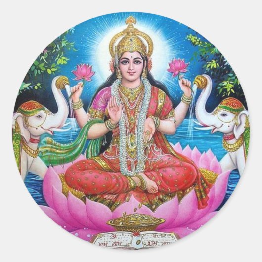 Sticker rond Lakshmi (Devant)