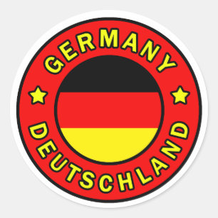 Sticker Rond L'Allemagne