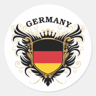 Sticker Rond L'Allemagne