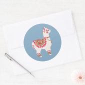 Sticker Rond L'Alpaca (Enveloppe)