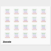 Sticker Rond Lament planétaire (Feuille)