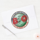 Sticker Rond L'Amérique a un mauvais Coque de... (Enveloppe)