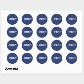 Sticker Rond L'amour à première vue - Japonais (Feuille)