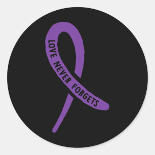 Sticker Rond L'amour de conscience de Heimerheimer n'oublie jam