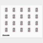 Sticker Rond L'Amour de Dieu Don Valentin (Feuille)