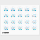 Sticker Rond L'amour de l'armée (Feuille)