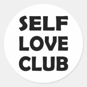 Sticker Rond L'amour de l'autosoin Vous responsabilisez