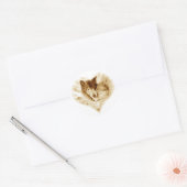 Sticker Rond L'amour du loup (Enveloppe)