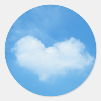 Sticker Rond L'Amour Est Dans L'Air