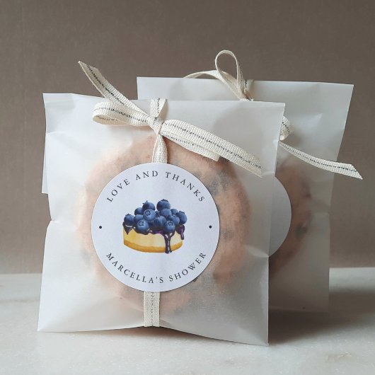 Sticker Rond L'amour est doux (gâteau au fromage) Fête des mari