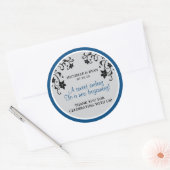 Sticker Rond L'amour est doux - Vins à fleurs (Enveloppe)