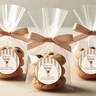 Sticker Rond L'amour est en train de préparer un Martini Espres