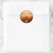 Sticker Rond L'amour est patient - l'amour est gentil (Sac)