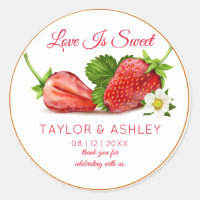 L'amour est un fruit de fraise sucré | Mariage