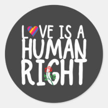 L'amour est un T-shirt de droits humains