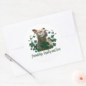 Sticker Rond L'amour irlandais (Enveloppe)