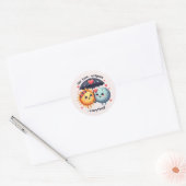 Sticker Rond L'amour mignon Éclipse Tout Adorable (Enveloppe)