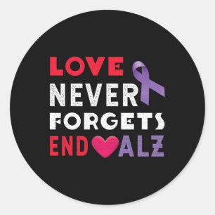 Sticker Rond L'amour ne finit jamais Heimer End Heimerheimer He