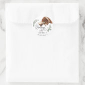 Sticker Rond L'amour se prépare | Espresso | Martini | Cadeau d (Sac)