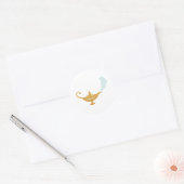 Sticker Rond Lampe d'Aladdin (Enveloppe)