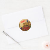 Sticker Rond lance 1, GRR ! ! ! (Enveloppe)