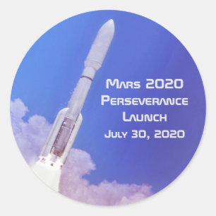 Sticker Rond Lancement de la persévérance Mars 2020