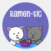 Sticker Rond Lancer l'oreiller (Devant)