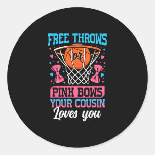Sticker Rond Lancers Francs Ou Nœuds Roses Votre Cousine Vous A