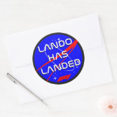 Sticker Rond Lando Norris World Champion 2025 Winner (Enveloppe)