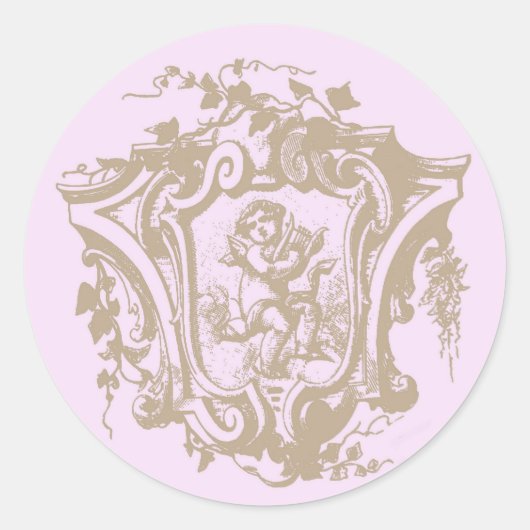 Sticker Rond L'ange chante ~ (Devant)