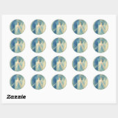 Sticker Rond L'Ange de William Baxter Closson (Feuille)