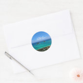 Sticker Rond Lanikai Oahu (Enveloppe)