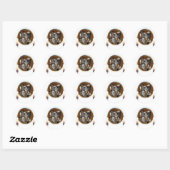 Sticker Rond L'animals-1 (Feuille)