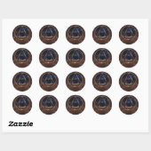 Sticker Rond L'Anneau de l'Alchimiste – Édition Codex Akasha (Feuille)