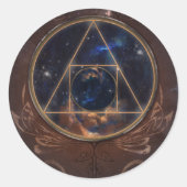 Sticker Rond L'Anneau de l'Alchimiste – Édition Codex Akasha (Devant)