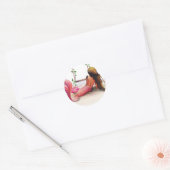 Sticker Rond L'anse de Mermaid (Enveloppe)