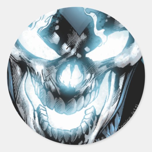 Sticker Rond Lanterne noire - Couleur (Devant)