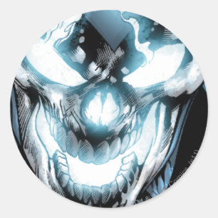 Sticker Rond Lanterne noire - Couleur