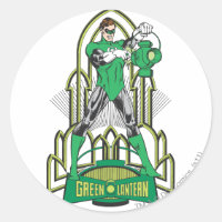 Lanterne verte avec lettres