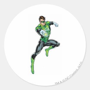 Sticker Rond Lanterne Verte - Comique, Saut