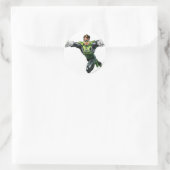 Sticker Rond Lanterne Verte - Entièrement Rendu, Regard Sur L'A (Sac)