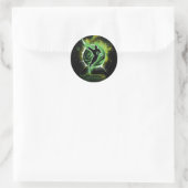 Sticker Rond Lanterne verte - EO (Sac)