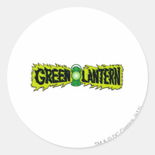 Sticker Rond Lanterne verte - Lanterne brillante 2