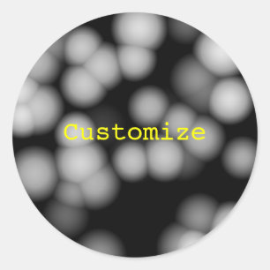 Sticker Rond Lanternes Mariages Aliens - Modèle