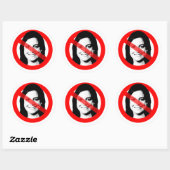 Sticker Rond L'Anti Elise Stefanik A Franchi La Face (Feuille)