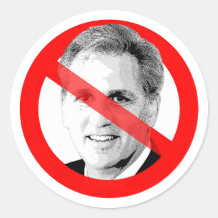 Sticker Rond L'Anti-Kevin Mccarthy A Traversé La Face