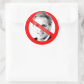 Sticker Rond L'Anti-Kevin Mccarthy A Traversé La Face (Sac)
