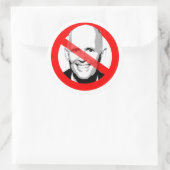 Sticker Rond L'Anti-Rick Scott A Traversé La Face (Sac)