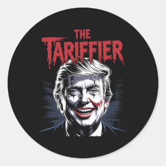 Sticker Rond L'anti-Trump tarifs douaniers